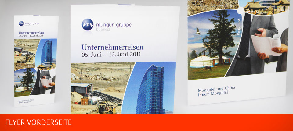 Bild - Mungun Gruppe Flyer Unternehmensreise