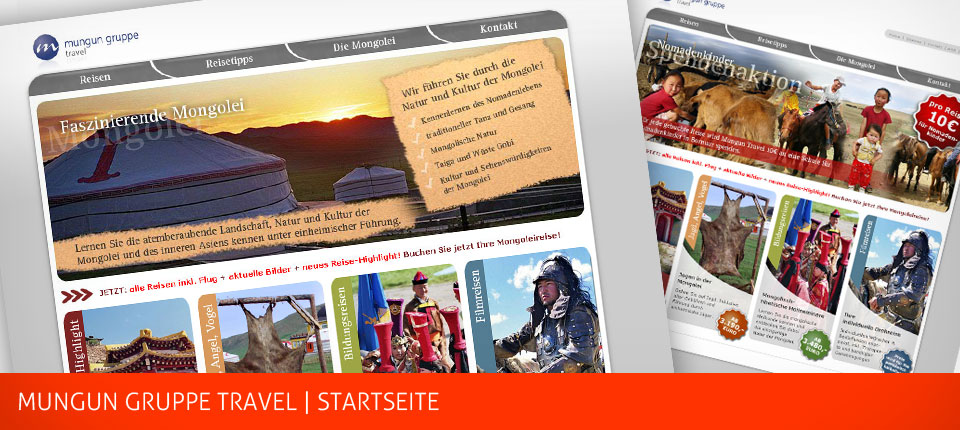 Bild - Mungun Gruppe Travel mit neuer Website