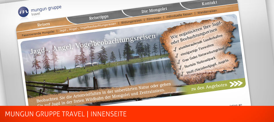 Bild - Mungun Gruppe Travel mit neuer Website